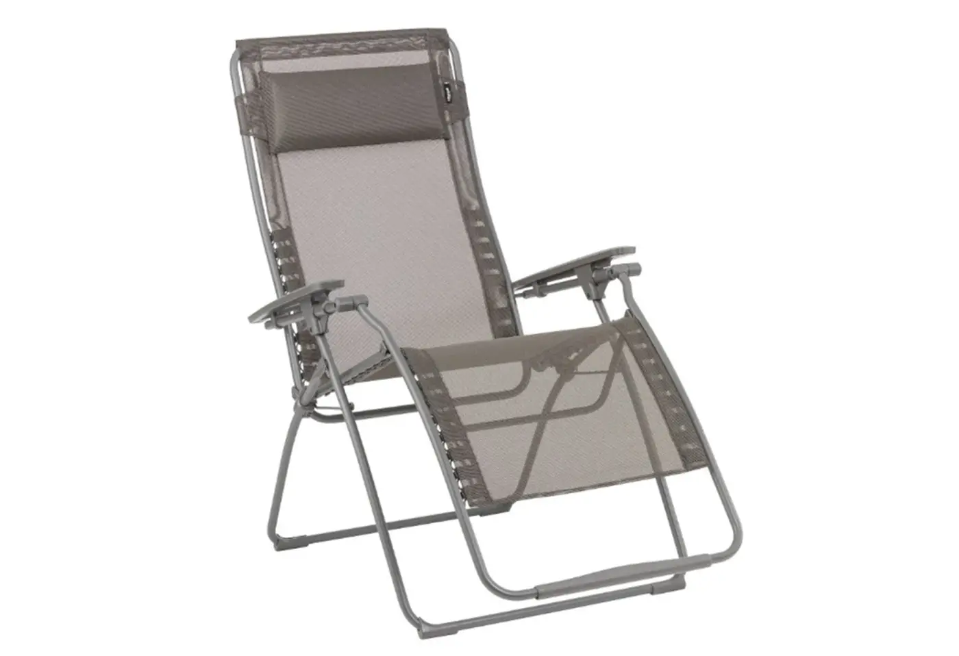 Liegestuhl Futura XL Braun Graphite von Lafuma Batyline ca. 76cm