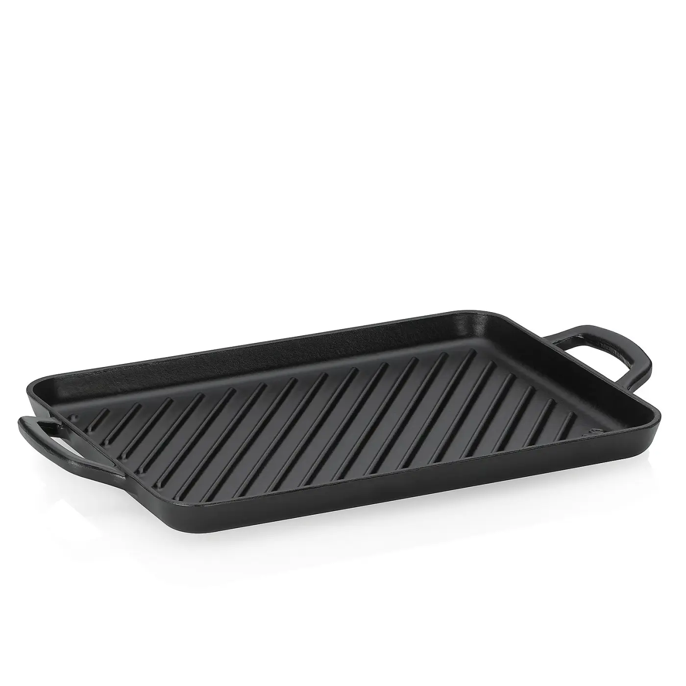 Grillplatte 12469 schwarz, grau von Kela Gusseisen, Emaille ca. 35x25x2cm