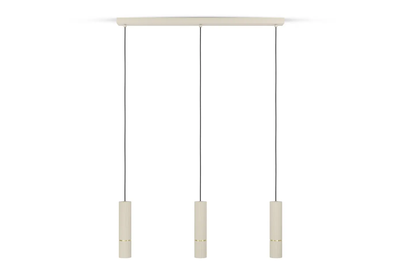 Hängleuchte 24464 sandfarbe Stahl ca. 77x9x110cm