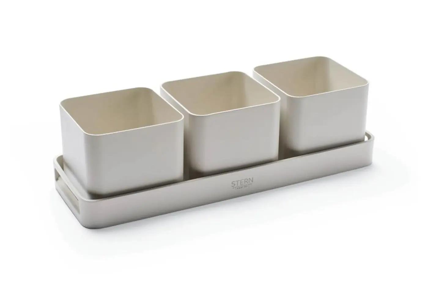 Tablett 410310 Greige von Stern Aluminium ca. 50x17cm