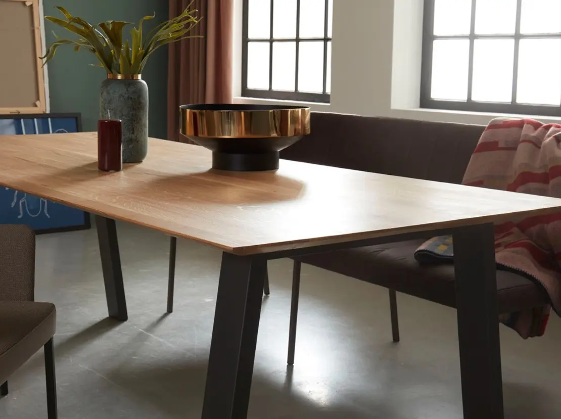 Esstisch 21108 Wildeiche, geölt ca. 220x100x75cm