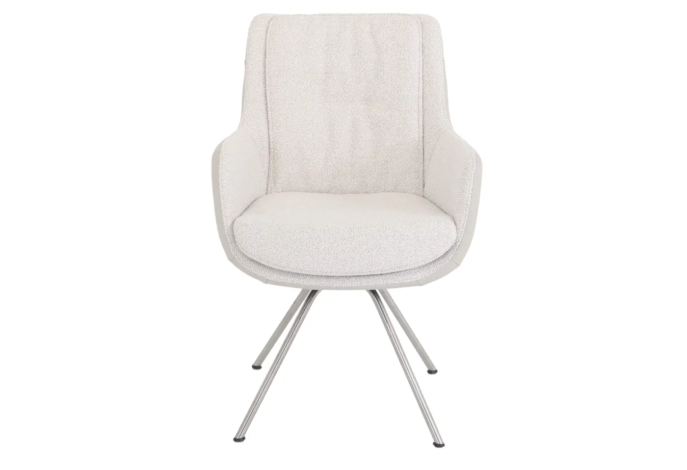 Stuhl-Set 23095.. Sitz/Rücken: Stoff "Cosmo 15" / Leder "Polo 125" ca. 60x90x61cm