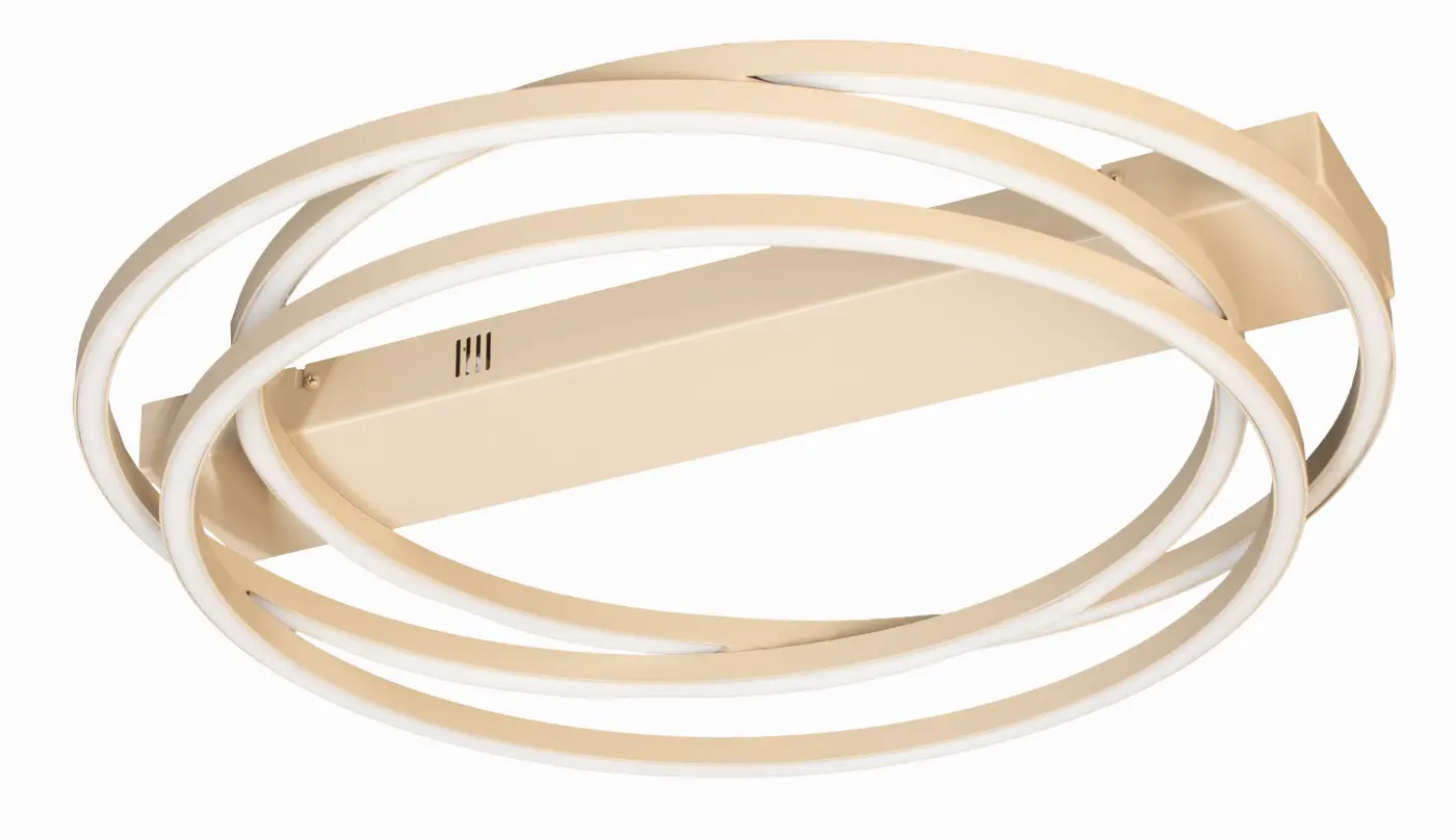 Deckenleuchte 24003 Sandfarbe Aluminium ca. 57cm