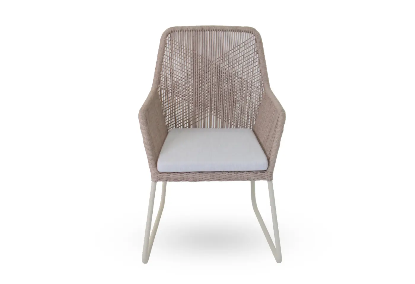 Armlehnsessel 17145.6 Beige Geflecht Twisted ca. 62x92x66cm