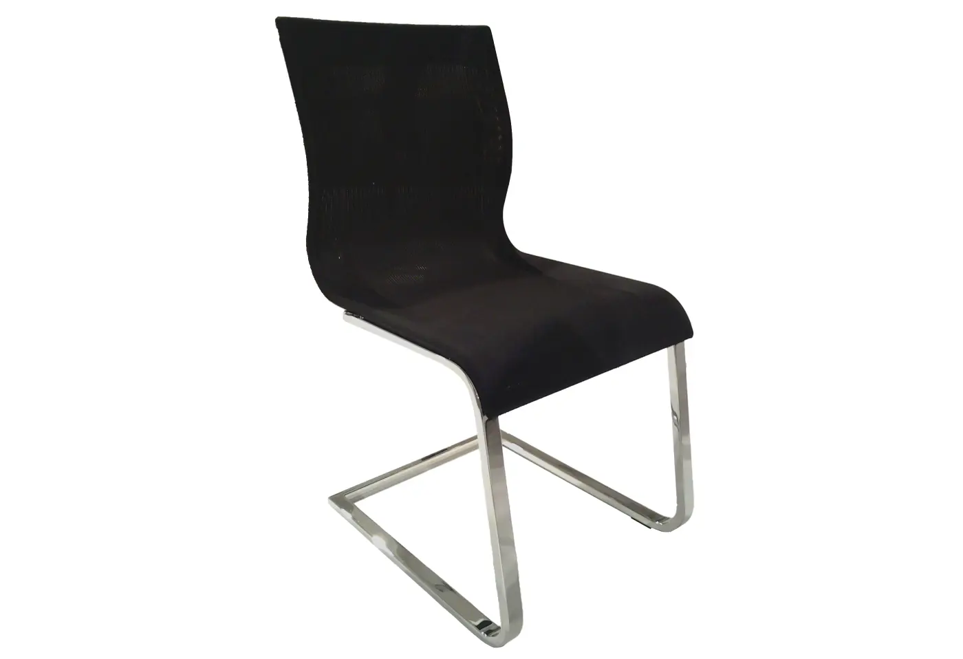 Freischwinger Magnum schwarz von Team 7 Stricktex ca. 46x92x61cm