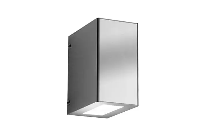 Wandleuchte 22360006.. Edelstahl ca. 8,5x15,5cm