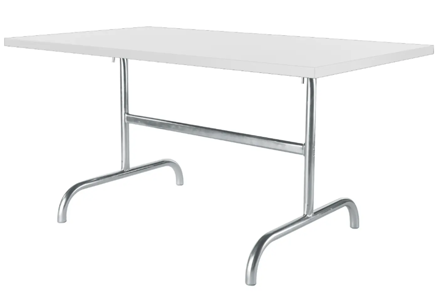 Metalltisch Säntis Weiss von Schaffner ca. 165x90cm
