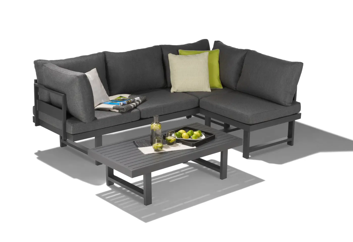 Lounge 24871.. Grau Stoff Olefin