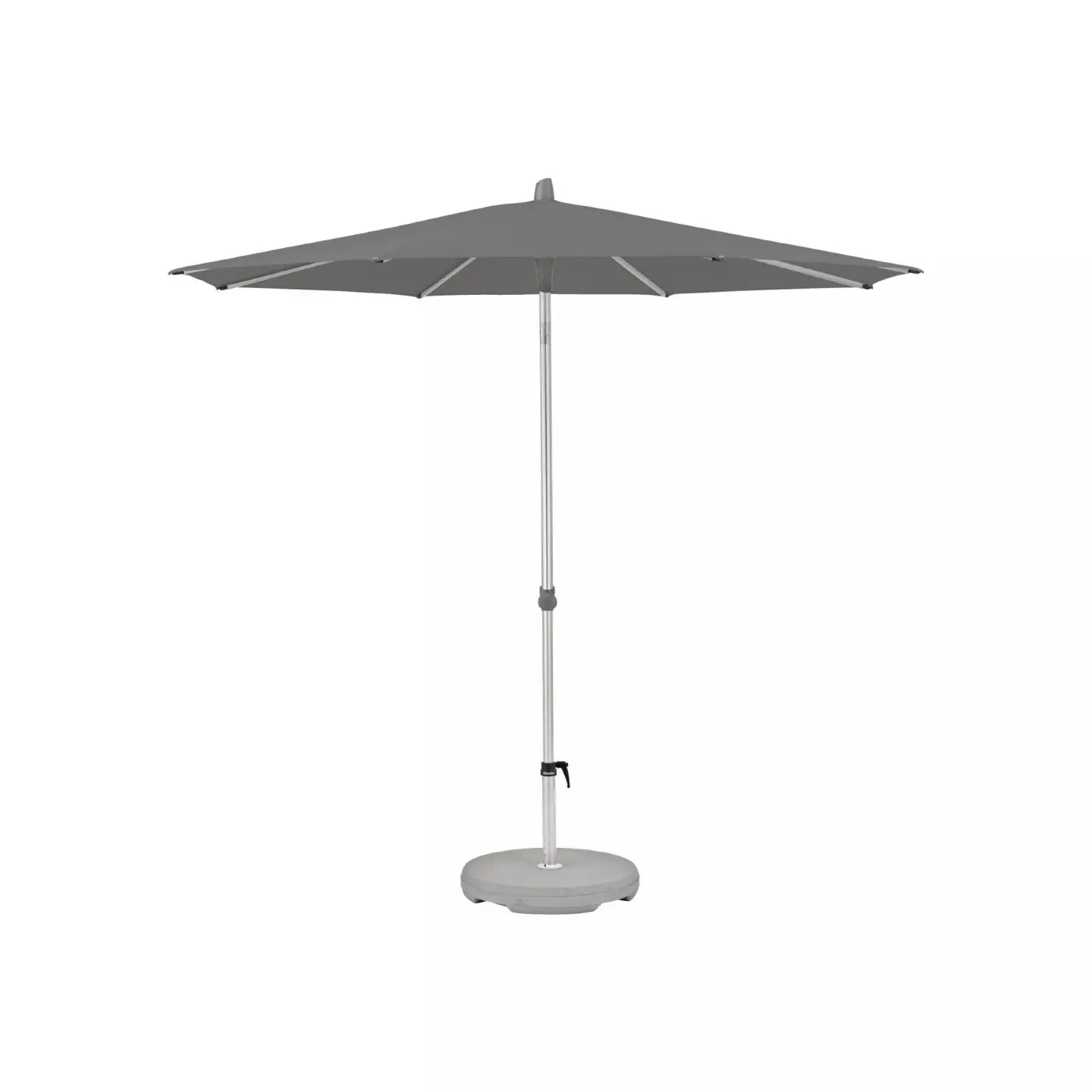 Sonnenschirm Alu-Smart Smoke (Grau) von Glatz Stoffqualität 4 ca. 250cm