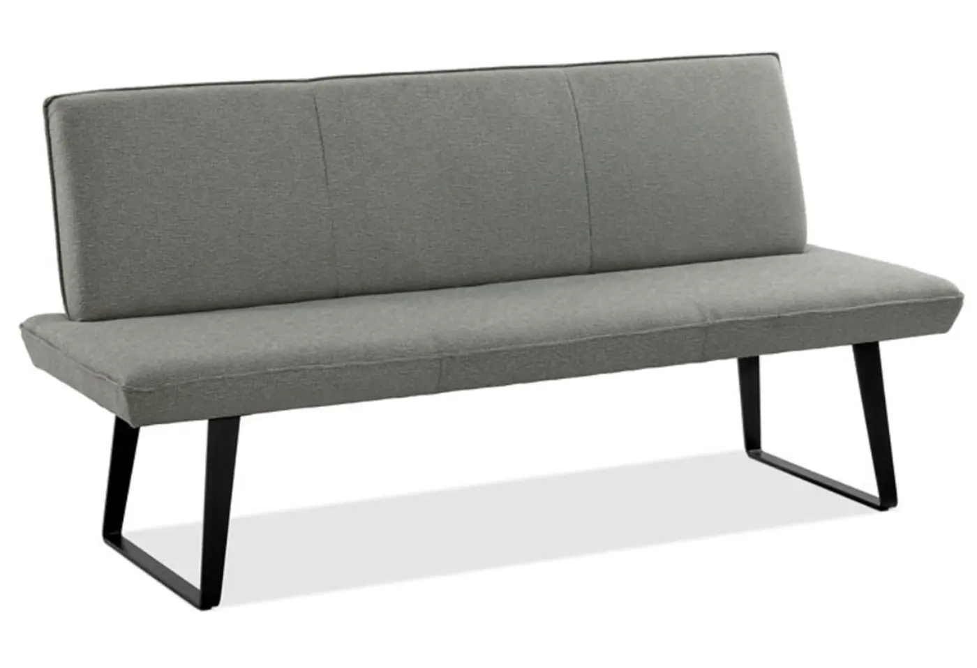 Vollpolsterbank 23113 Alpine grau ca. 180x91cm