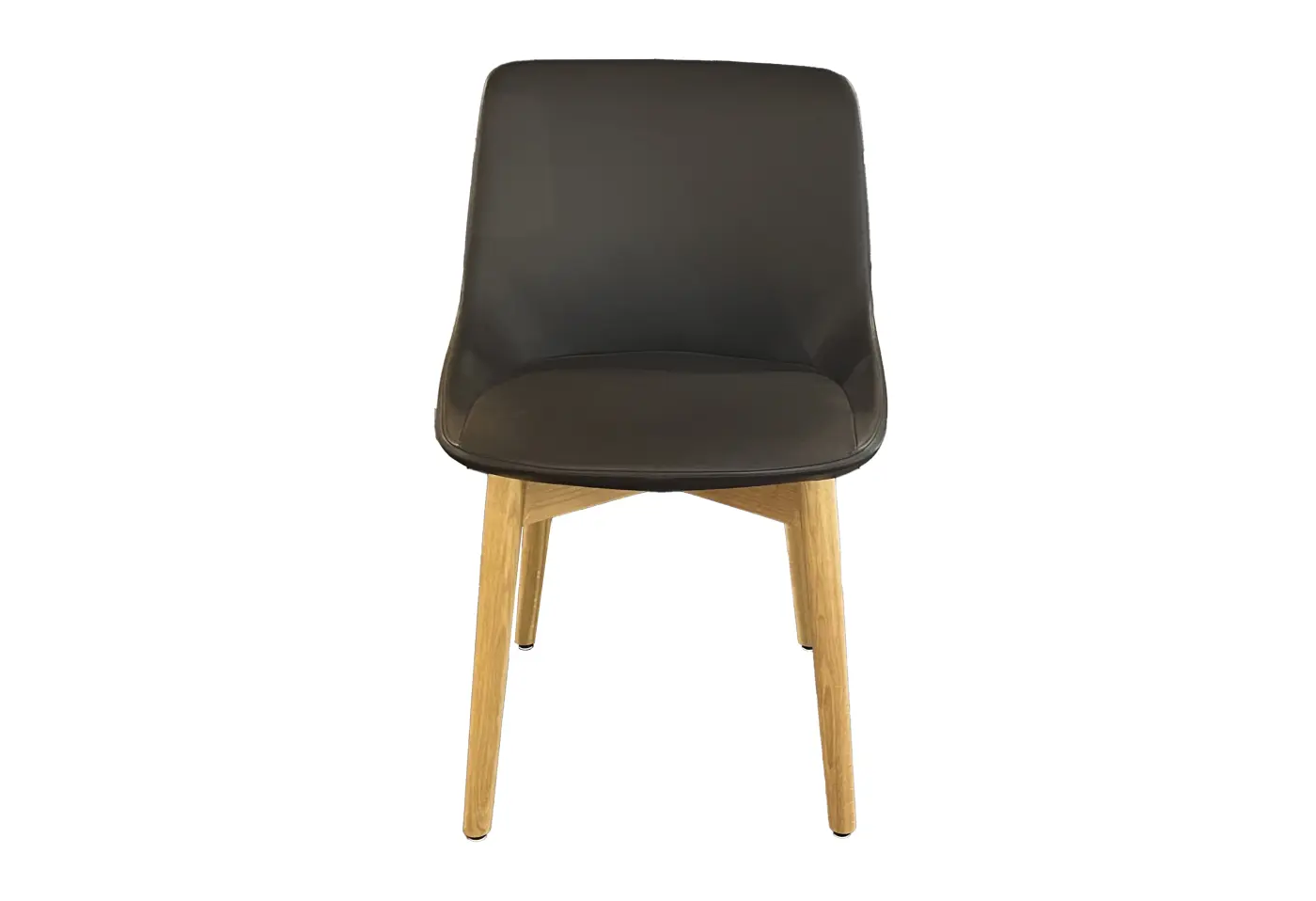 Stuhl Bavero von Seetal Leder "mocca" ca. 52x82x57cm 