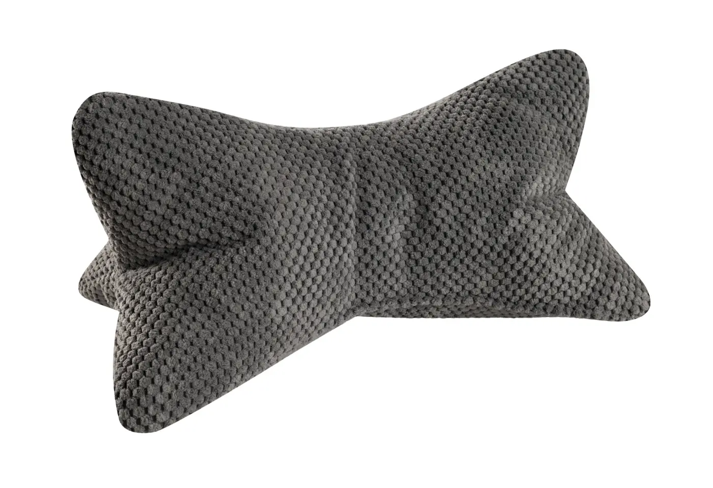 Leseknochen Comodo, mittelgrau Mittelgrau 100% Polyester ca. 42x22cm
