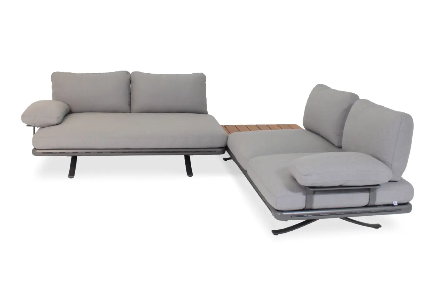 Lounge 219 Yoko Matt anthrazit von Rolf Benz Gurtung