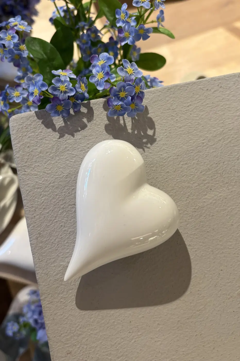 Herz 7x9cm Classico, keramik, weiss Weiss Keramik ca. 7x9cm