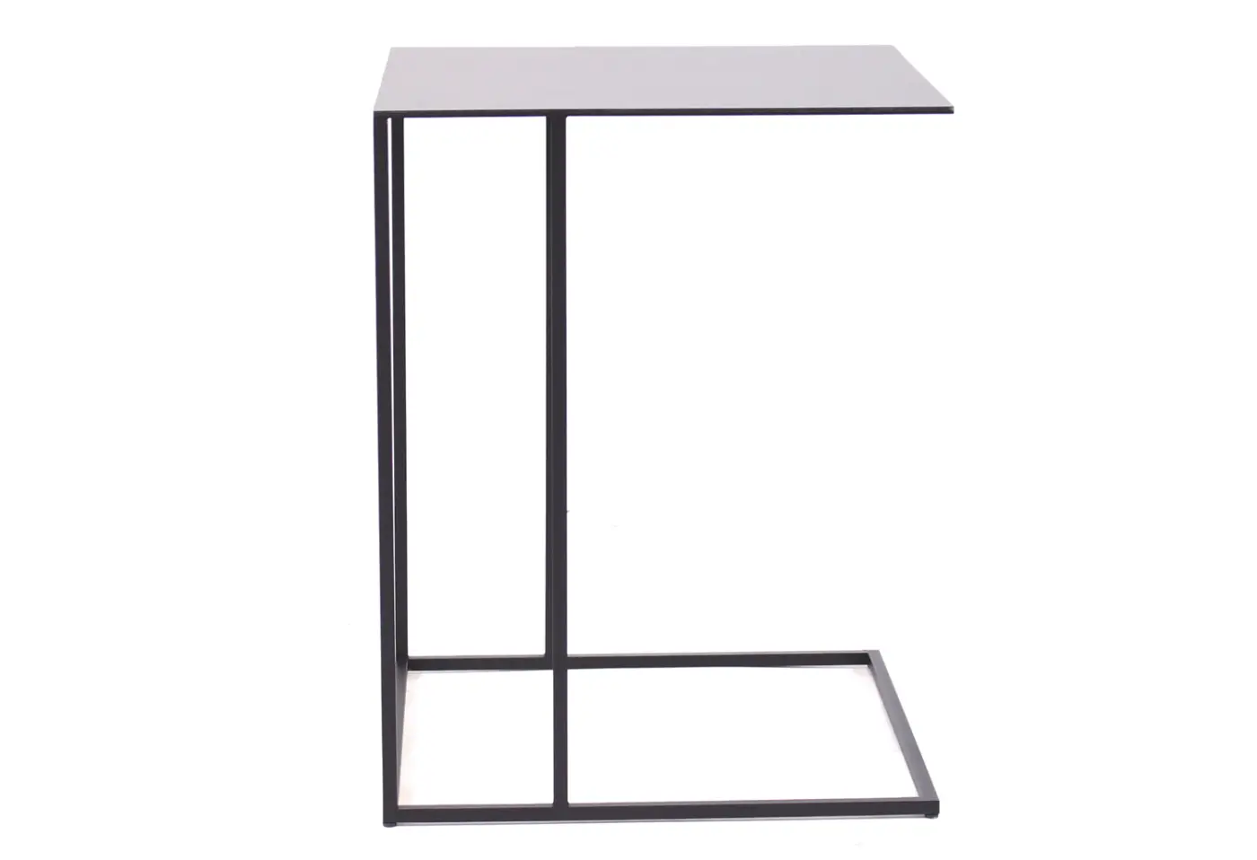 Schiebetisch Ascot JR-t938 Vegetalia black von Jori Leder ca. 39x39x50cm