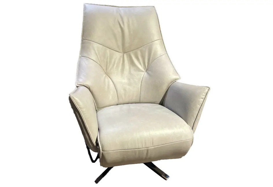 Relax-Sessel 13965.4 Leder Soft Asche ca. 74x109x82cm