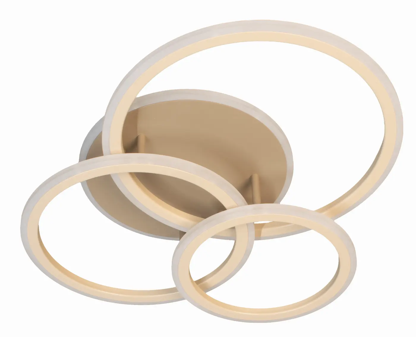 Deckenleuchte 23998 Sandfarbe Aluminium ca. 60cm