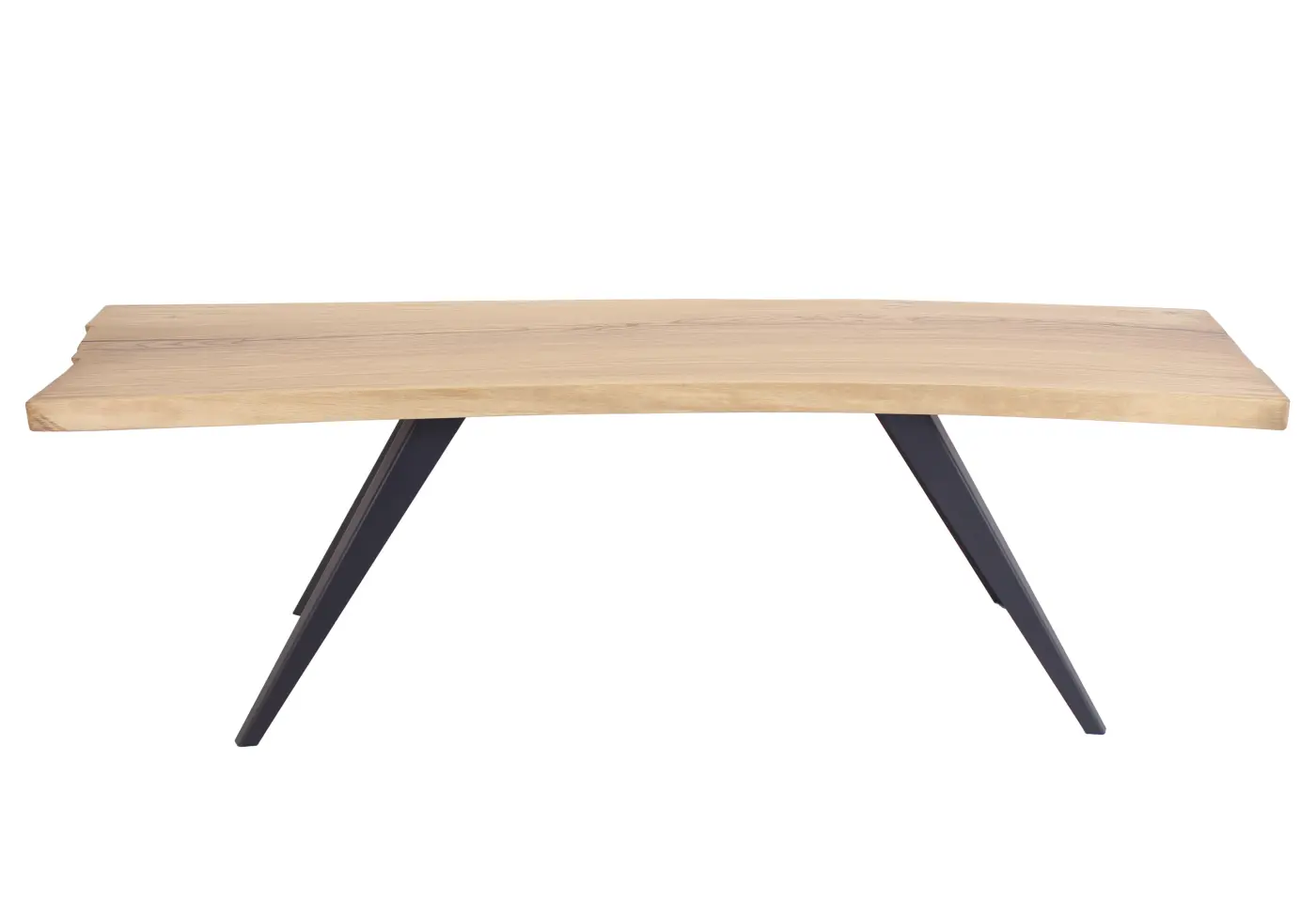 Tisch 22130.. Wildeiche natur lackiert massiv ca. 260x105x75cm