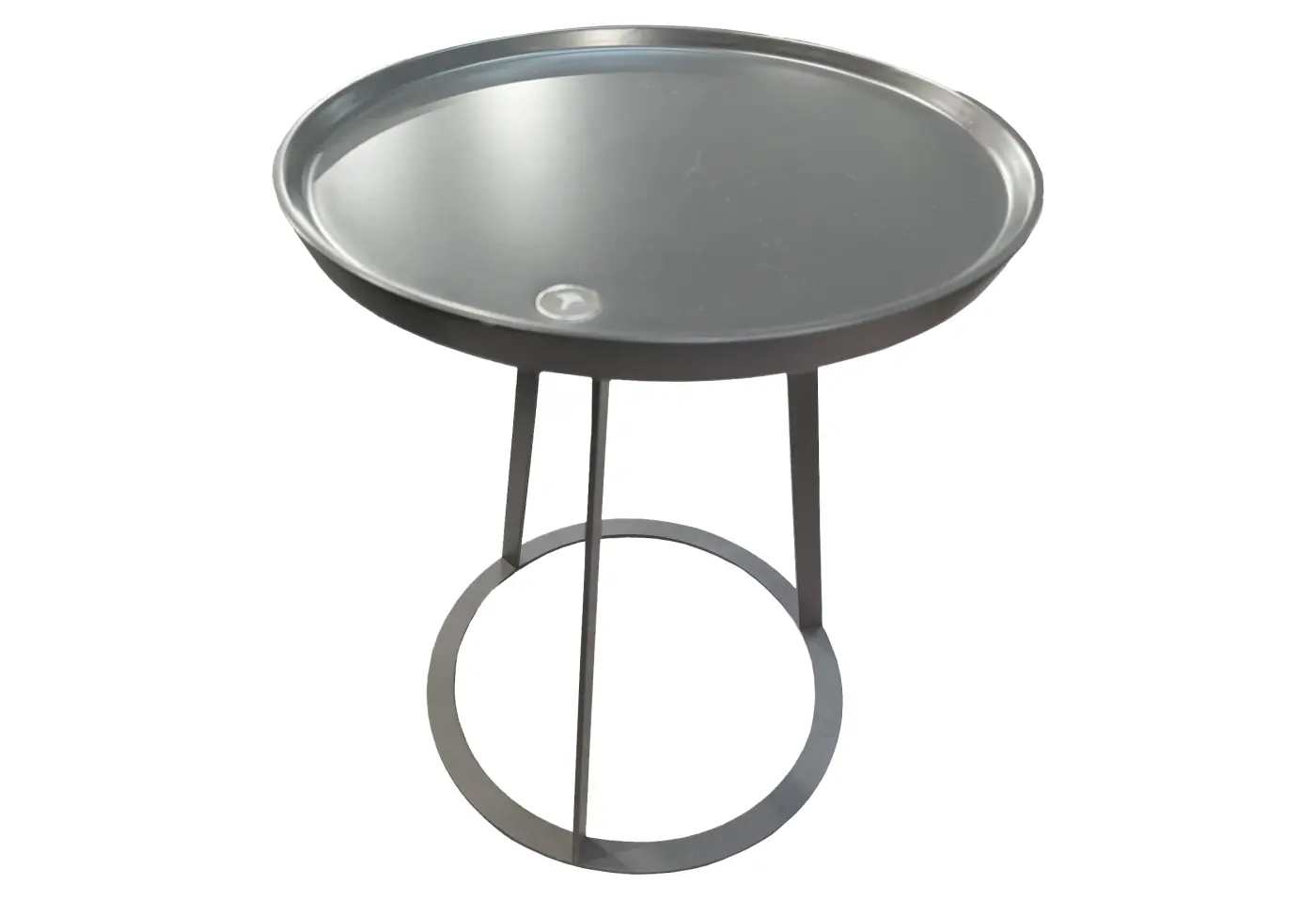 Beistelltisch 17981.1 Tischplatte MDF St. 38 mm anthrazit Sikkens ON.00.21 lackiert ca. 45x52cm