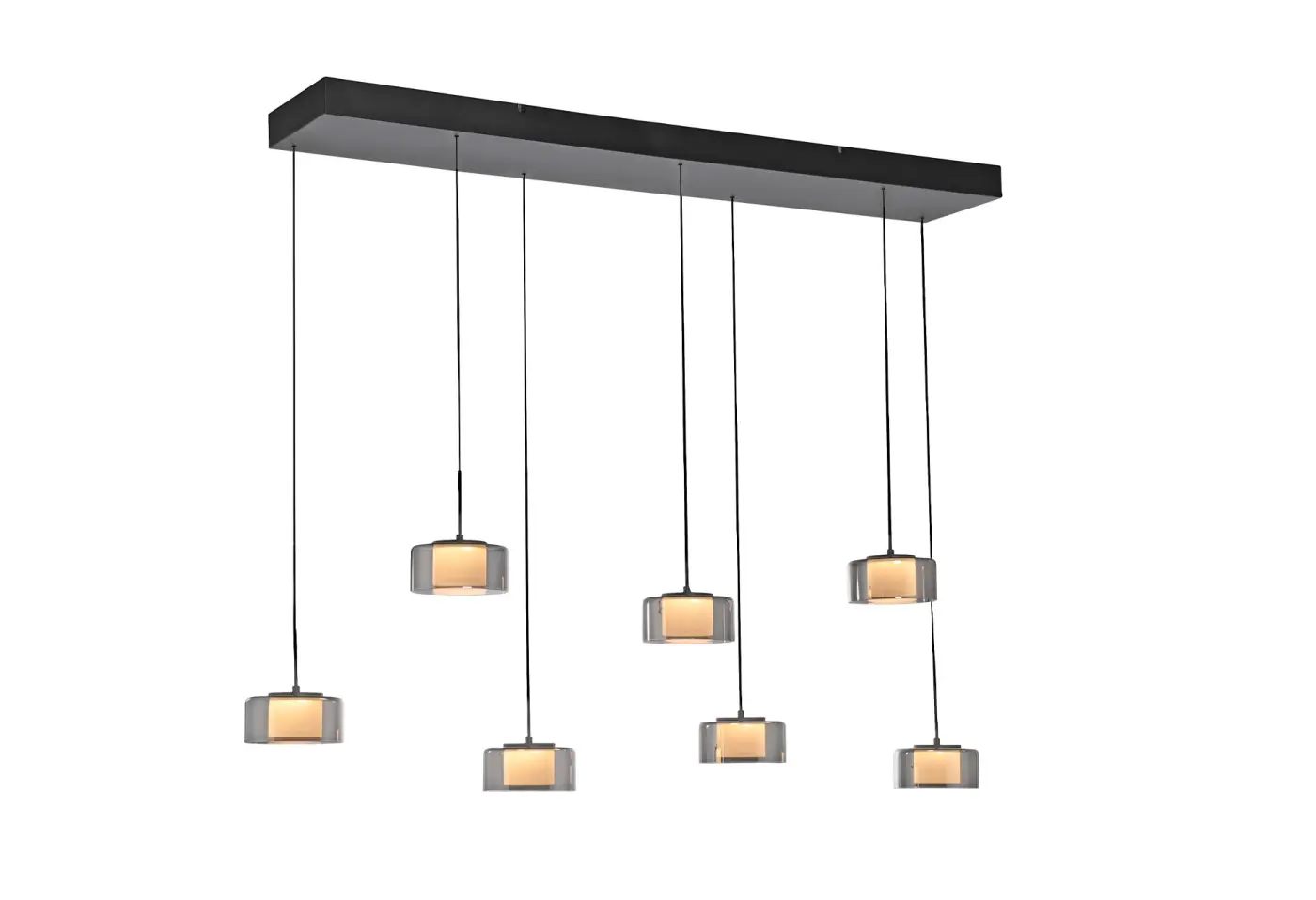 LED-Pendelleuchte Rika Schwarz von Neuhaus Pure ca. 135x31x180cm