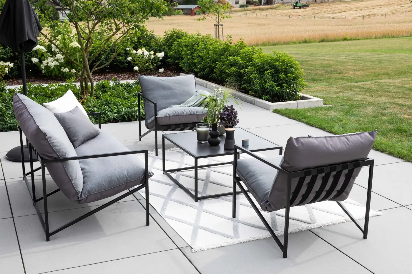Lounge 23379 Grau von Schöner Wohnen Sunbrella Keramik