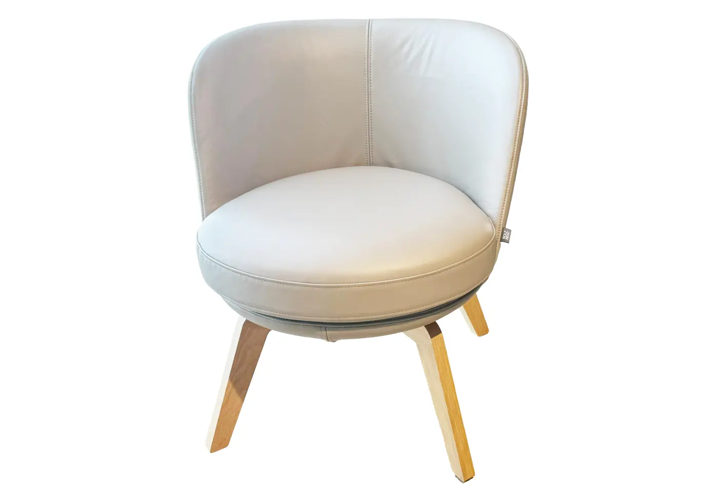 Club-Sessel 562 von Rolf Benz Leder 36.404 Graubeige