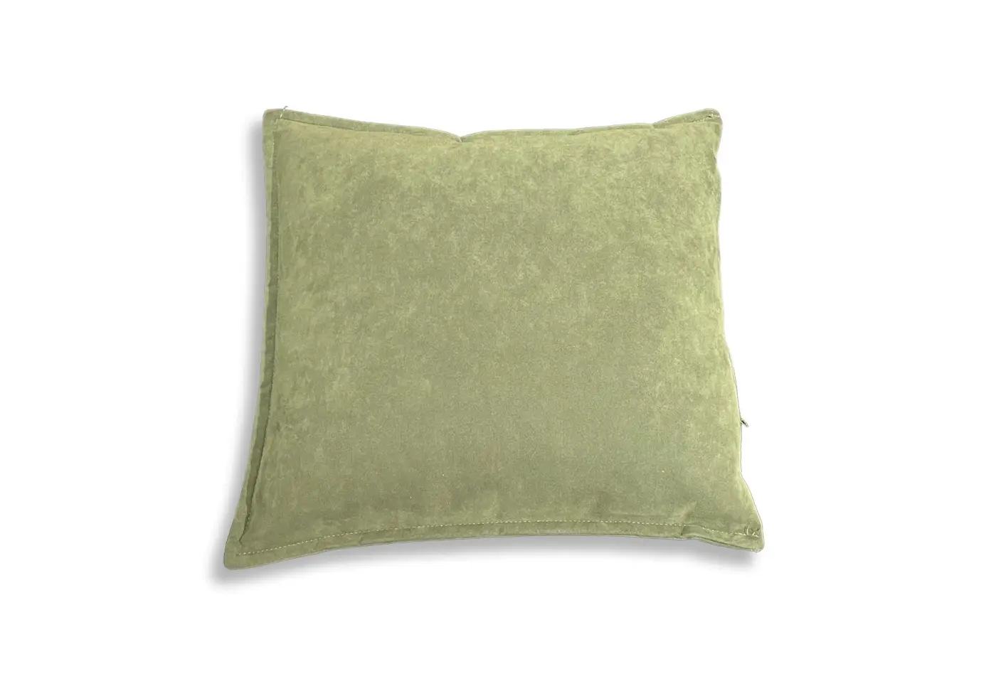 Dekokissen mit Biese Turtmann Alcantara kiwi (AL) ca. 43x43cm