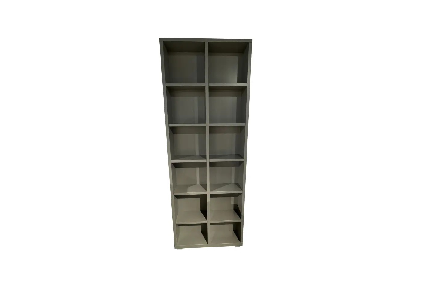 Regal Valendas Rahmen/Rückwand Lack taupe ca. 77,9x211x18,9cm