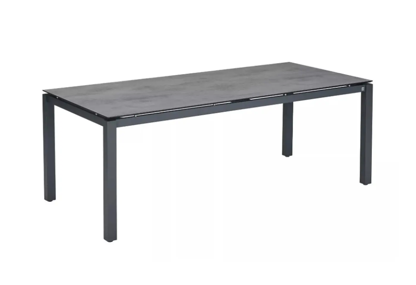 Tisch 24860.1. Anthrazit HPL-Platte A Chromix ca. 210x100cm