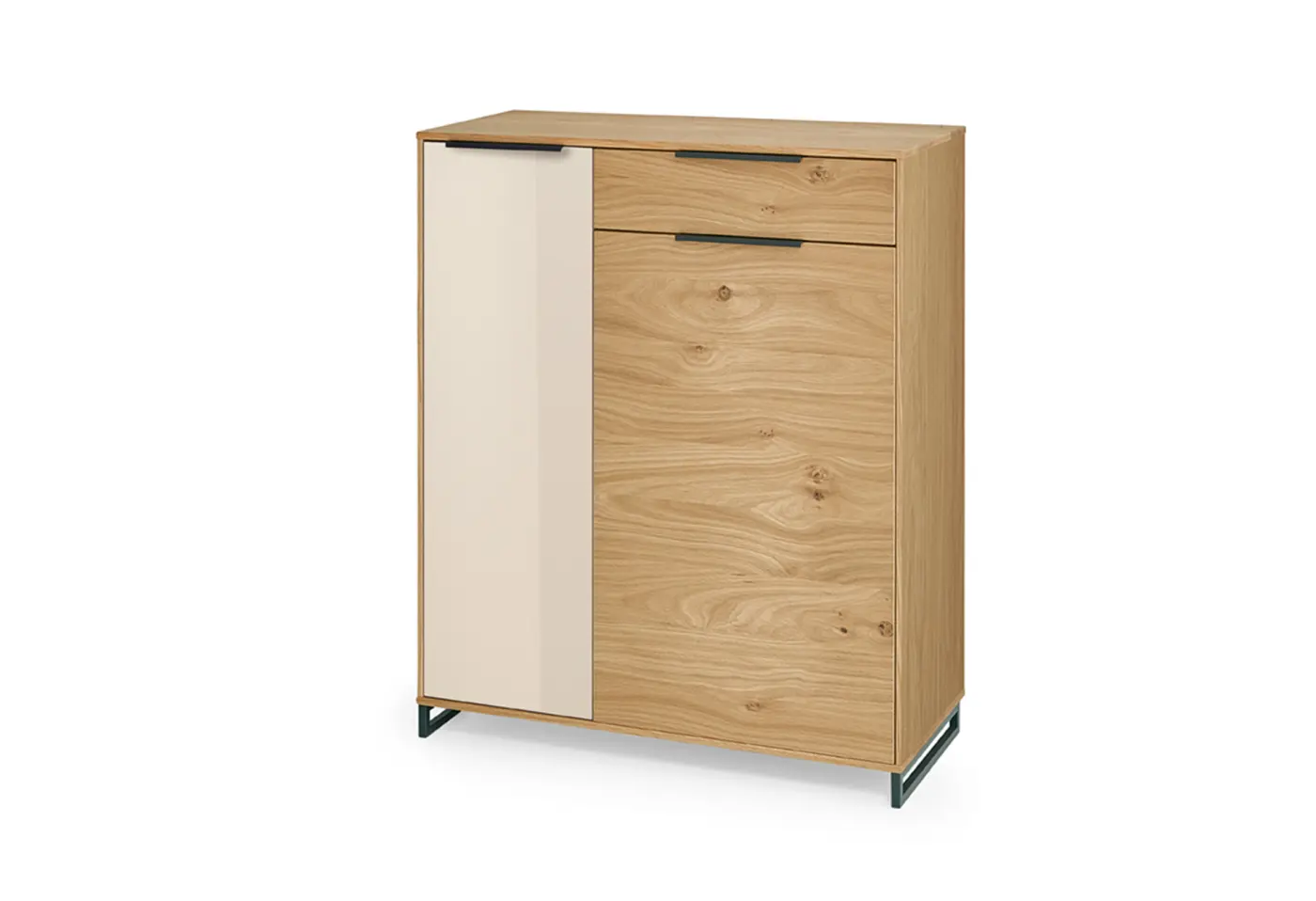 Kommode Leontica Sandbeige Korpus Eiche ca. 86x105x37cm