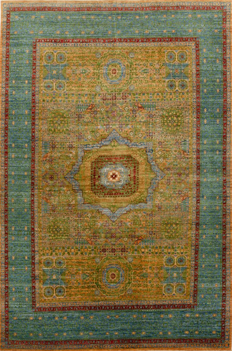 Teppich Mamluk 173754 von Negra Reine Schurwolle ca. 231x172cm