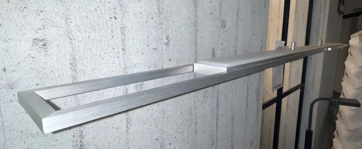 LED-Pendelleuchte 11586.. Aluminium geschliffen