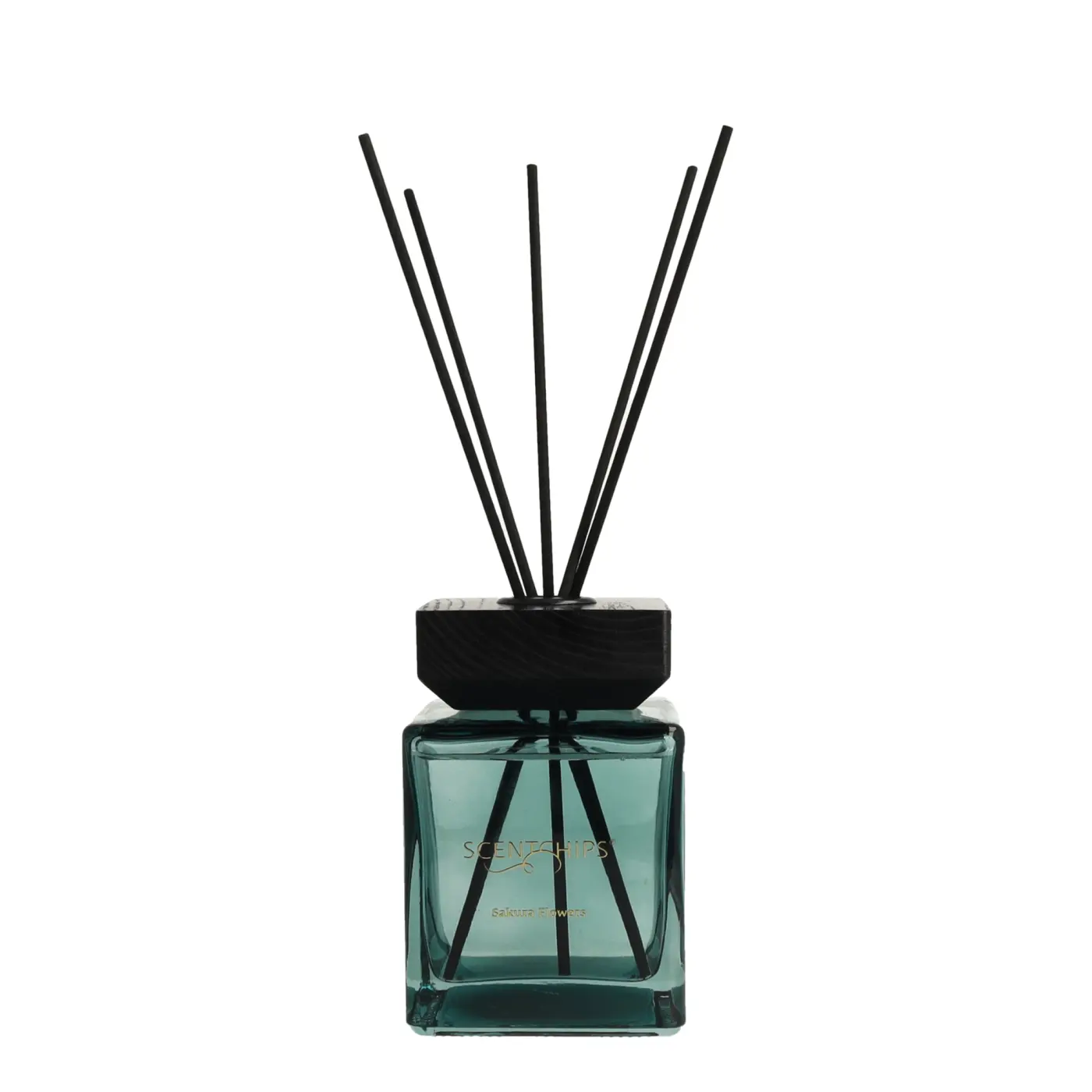 Diffuser 250ml Sakura Flower Blau Glas