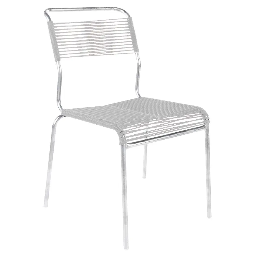 Spaghetti-Stuhl Säntis Weiss von Schaffner Kunststoff ca. 44x85x61cm
