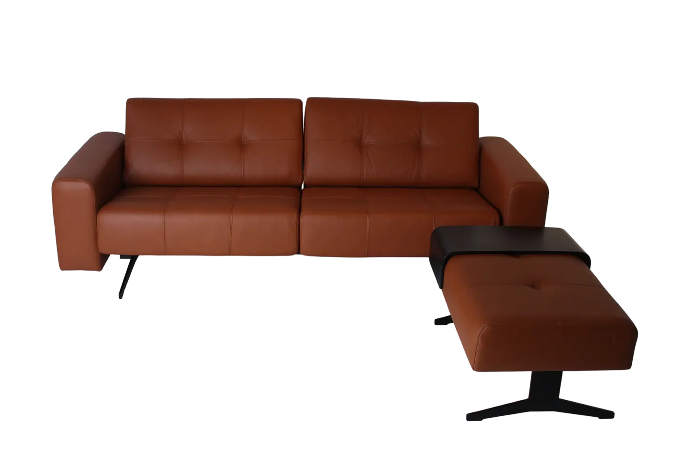 Polstergarnitur Ella Leder Paloma New Cognac von Stressless ca. 220cm