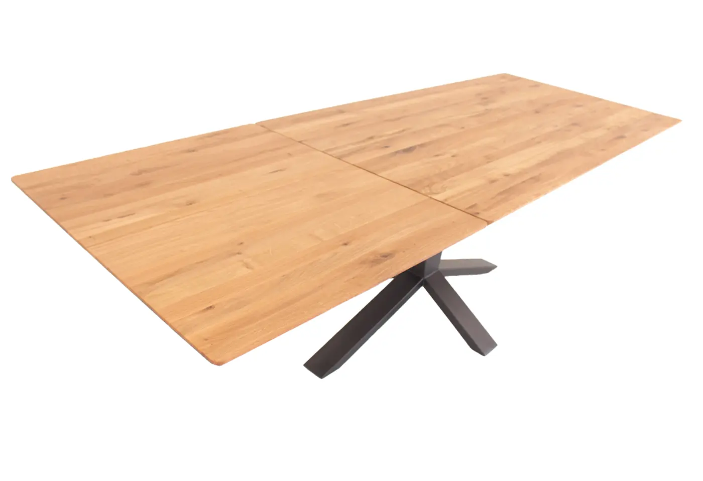 Ausziehtisch 23785 Eiche rustikal, massiv, geölt ca. 180x100x77cm