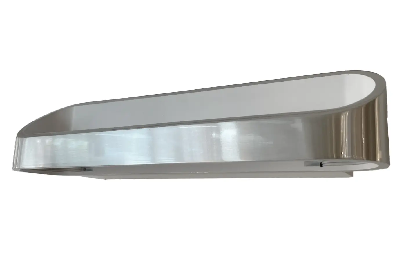 LED-Wandleuchte 17050075.. Aluminium poliert, Weiss matt ca. 30x7cm