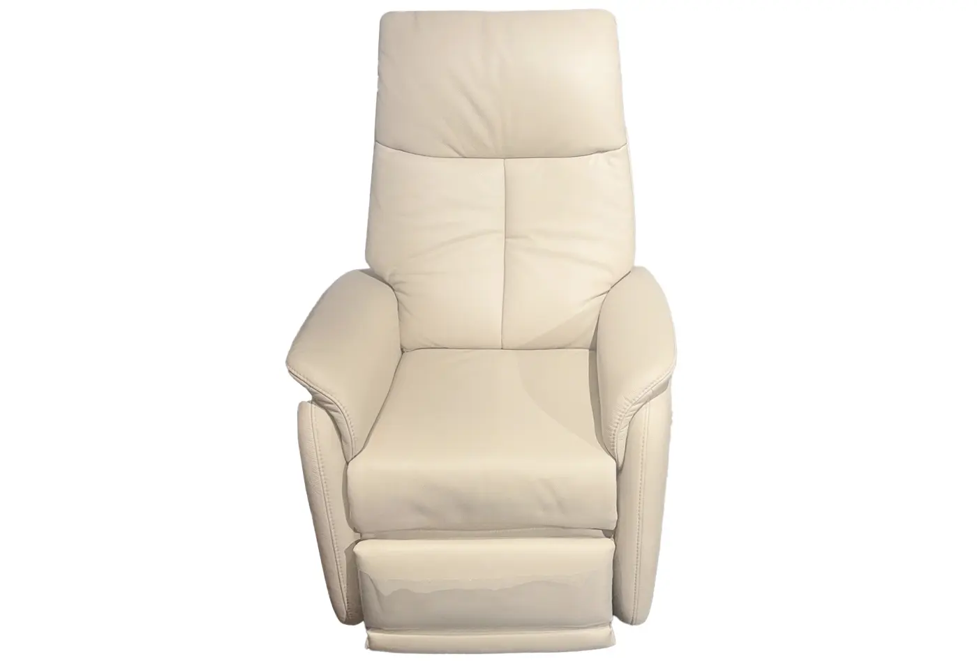 Relax-Sessel 17895.. Longru Nebel Leder, Buche