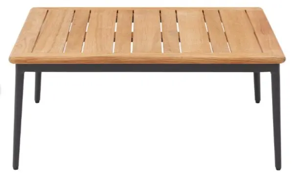 Lounge 7005 Anthrazit von Interliving Southend in Dunkelgrau Kordelflechtung ca. 160x160x76x78cm