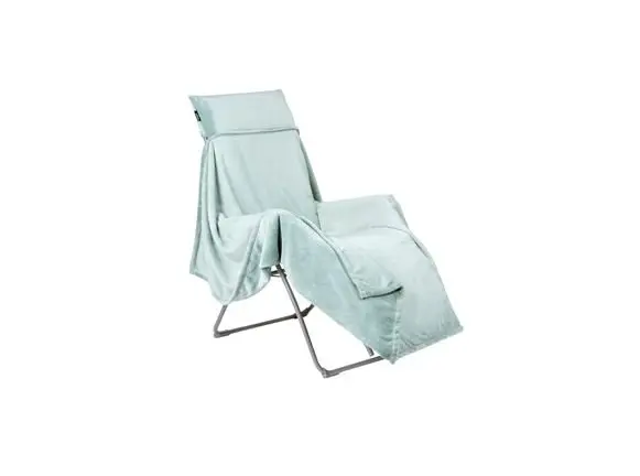 Relax-Decke Flocon Boreale Green von Lafuma 100% Polyester ca. 180x172cm