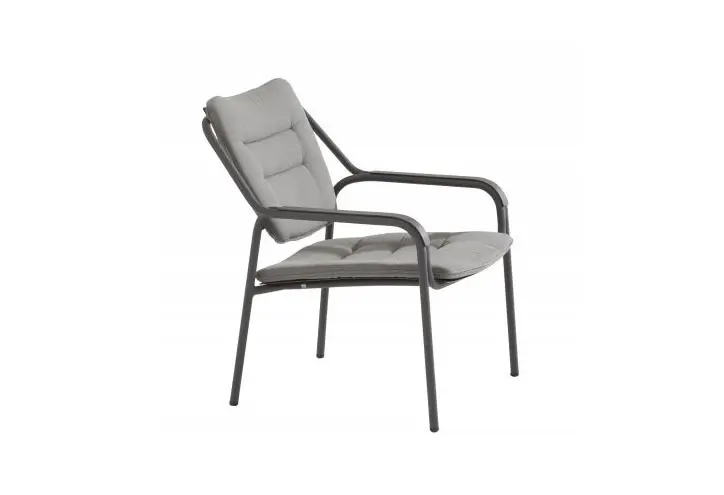 Sessel-Set 22344 Inklusive 2 Kissen in Grau ca. 65x87x79cm