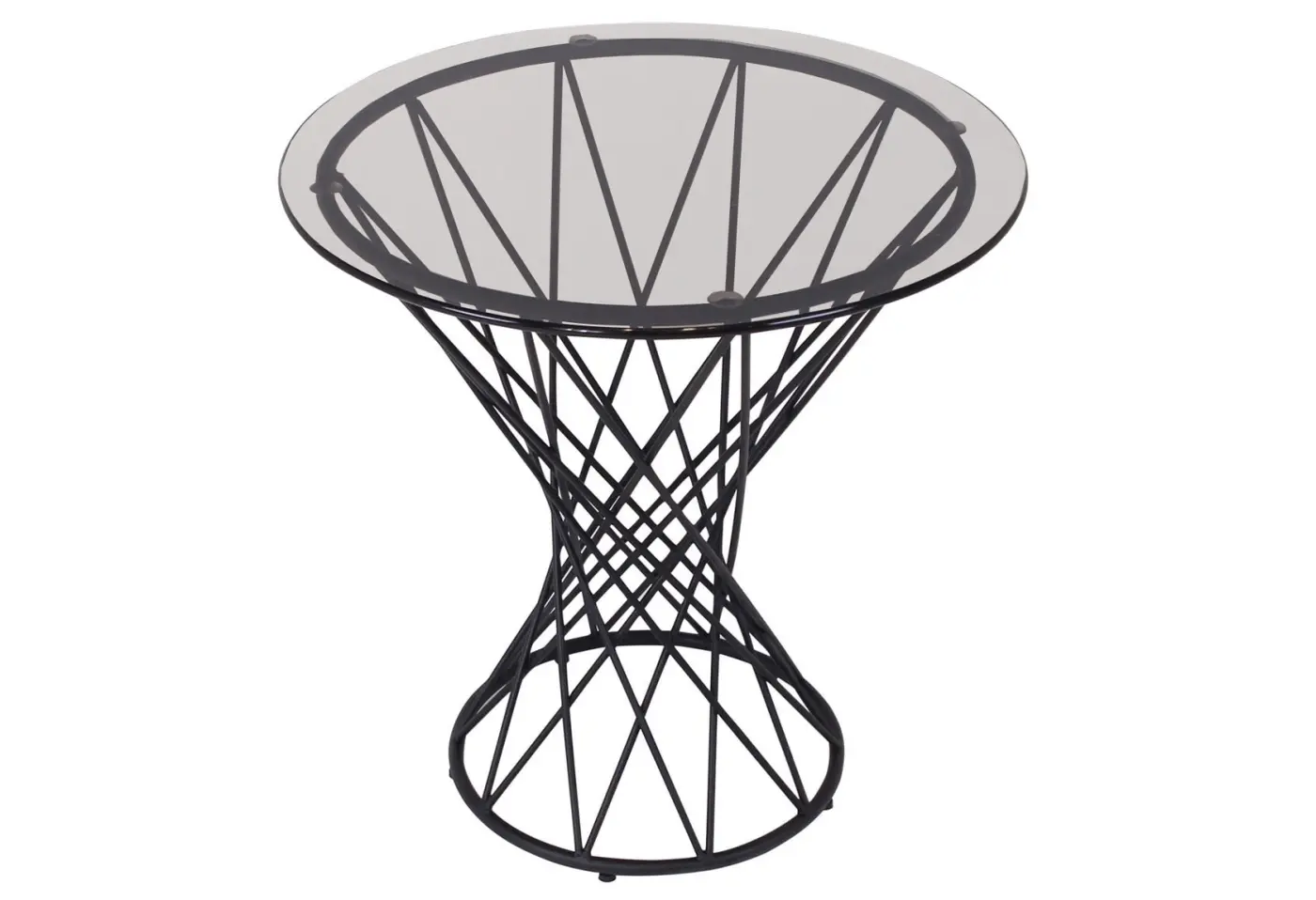 Beistelltisch 11291.. grau Sicherheitsglas ca. 50x50cm