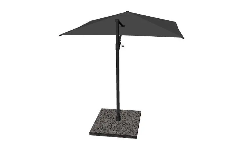 Sonnenschirm 19043.1 Taupe Solefin, Stoff ca. 300x300cm