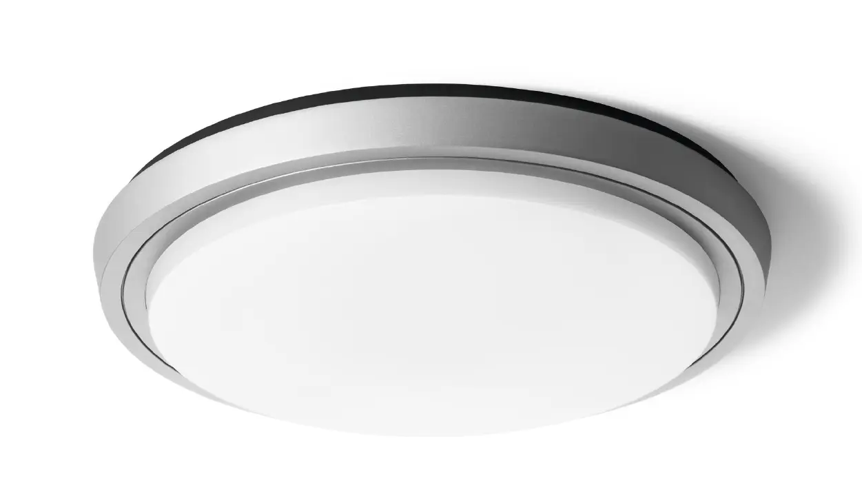 LED-Wand-/Deckenleuchte 2537.. Silber Aluminium ca. 20x3,8cm