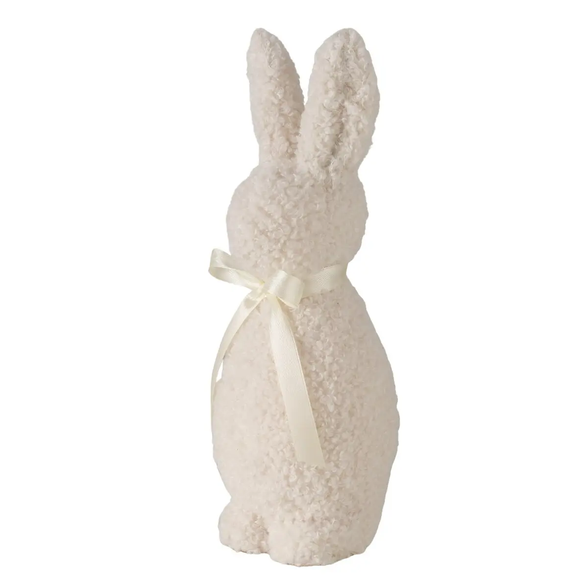 Figur 24cm Hase, beige Weiss Styropor, Kunststoff ca. 24cm