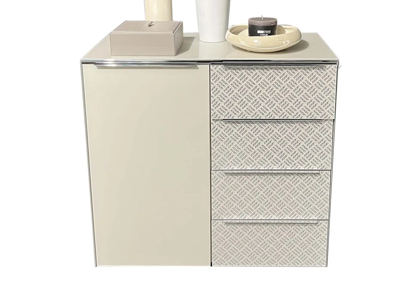 Kombikommode JOOP! Glass von Joop Sandglas, Sandglas mit Siebdruck ca. 80x77x40cm