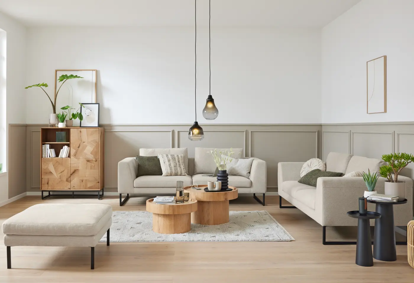 Sofa Roomio No. 4101 von Roomio Stoff Simply Clean sand ca. 210cm