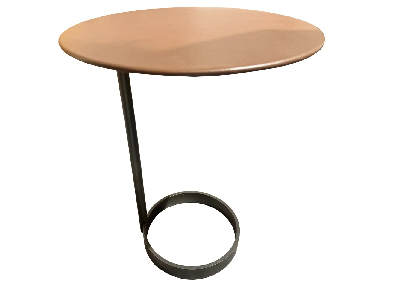 Beistelltisch Sposa JR-t105 von Jori Tischplatte Leder Lipano castagna ca. 40x55cm