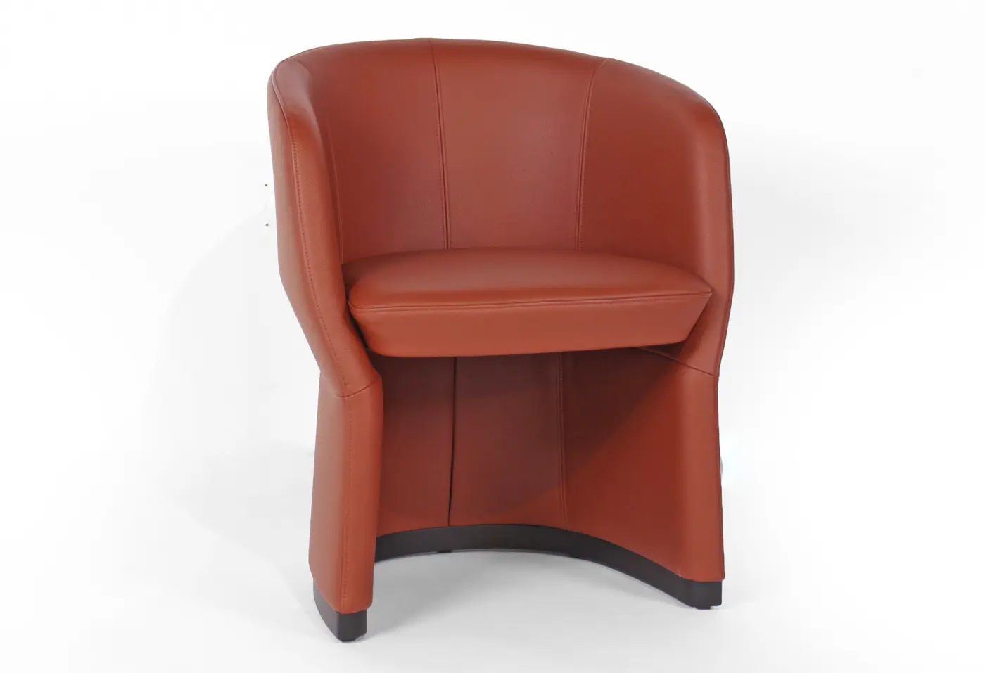 Stuhlsessel 670 ENI Kupferbraun von Rolf Benz Leder, 34.519 ca. 63x77x61cm 