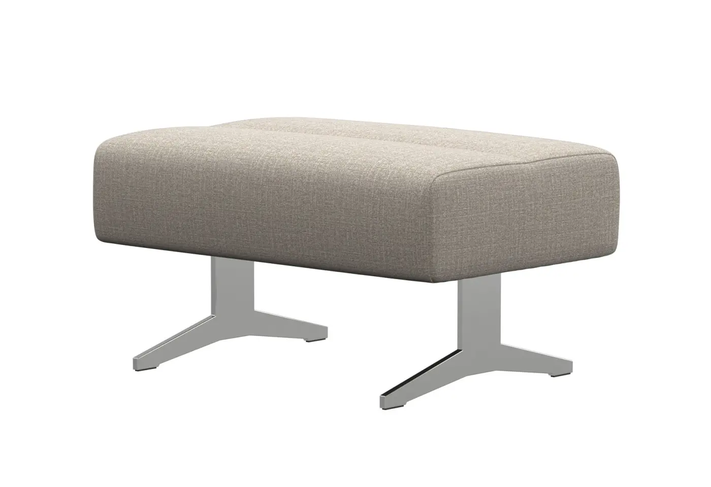 Hocker Stella Bloom 01 Offwhite von Stressless Stoff ca. 90x44x57cm